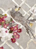 Rich Terracotta Wave Hand Tufted Carpet