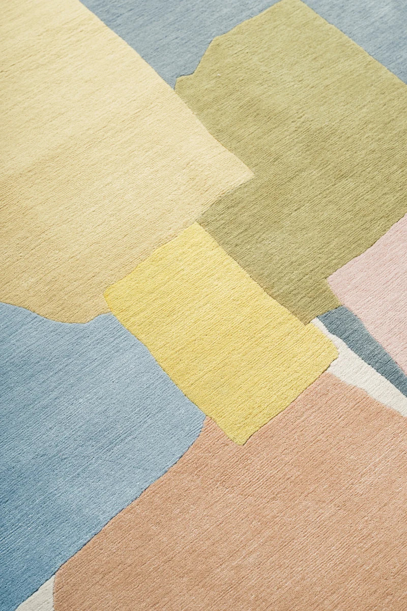 Organic Wood Sculpture Hand Tufted Carpets & Rugs