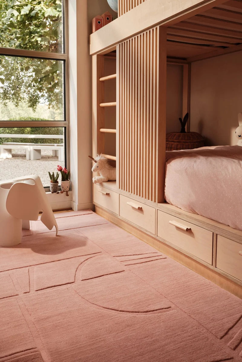 Edo Blush Hand Tufted Carpet