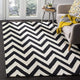 Aura Black - White Hand Tufted Carpets & Rugs
