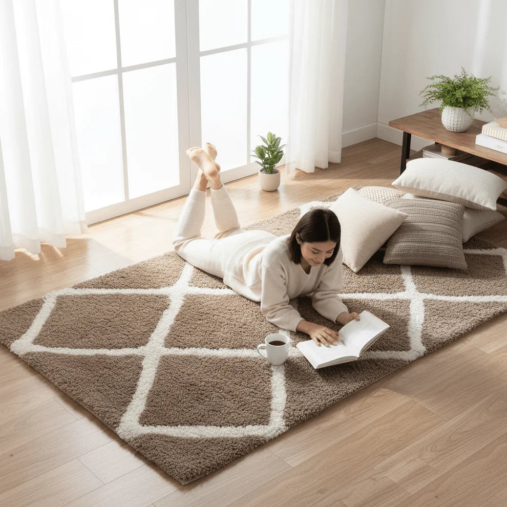 Cuddloral Shaggy Carpet & Rug