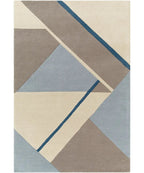 Persian Heritage Hand Tufted Rug Geometric – 6×9 ft