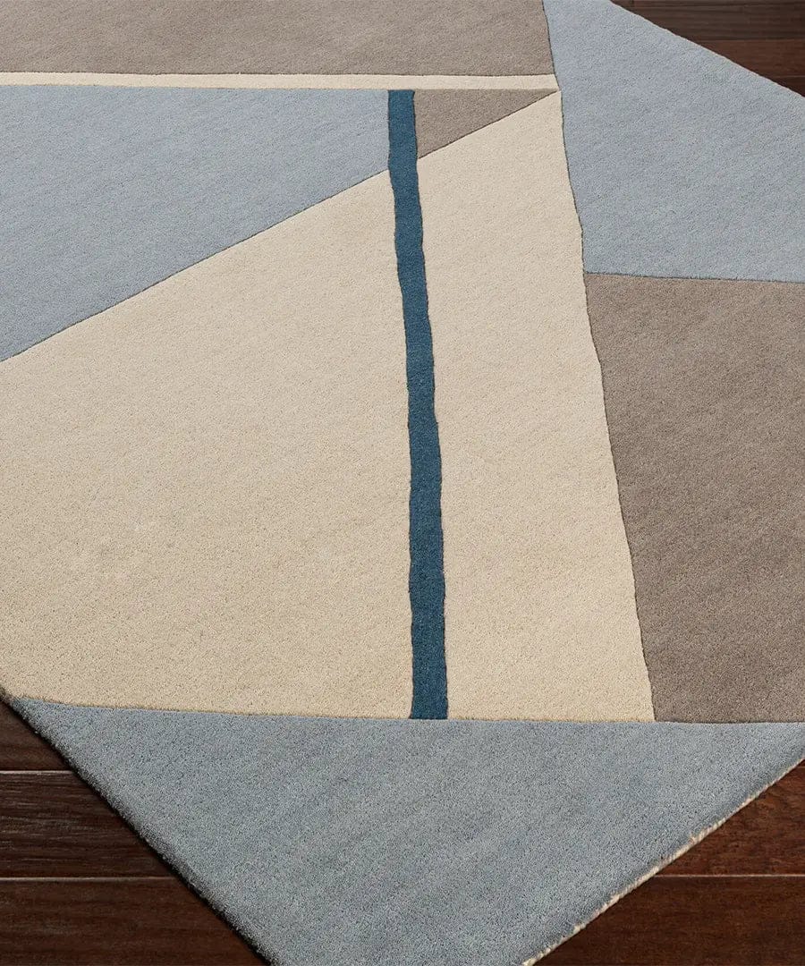 Persian Heritage Hand Tufted Rug Geometric – 6×9 ft