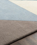 Persian Heritage Hand Tufted Rug Geometric – 6×9 ft