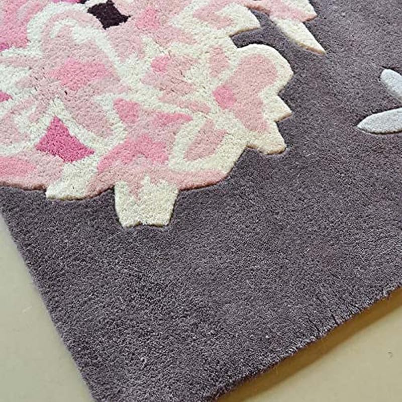 Sunset Horizon Rug Hand Tufted Beige Medallion – 8×10 ft
