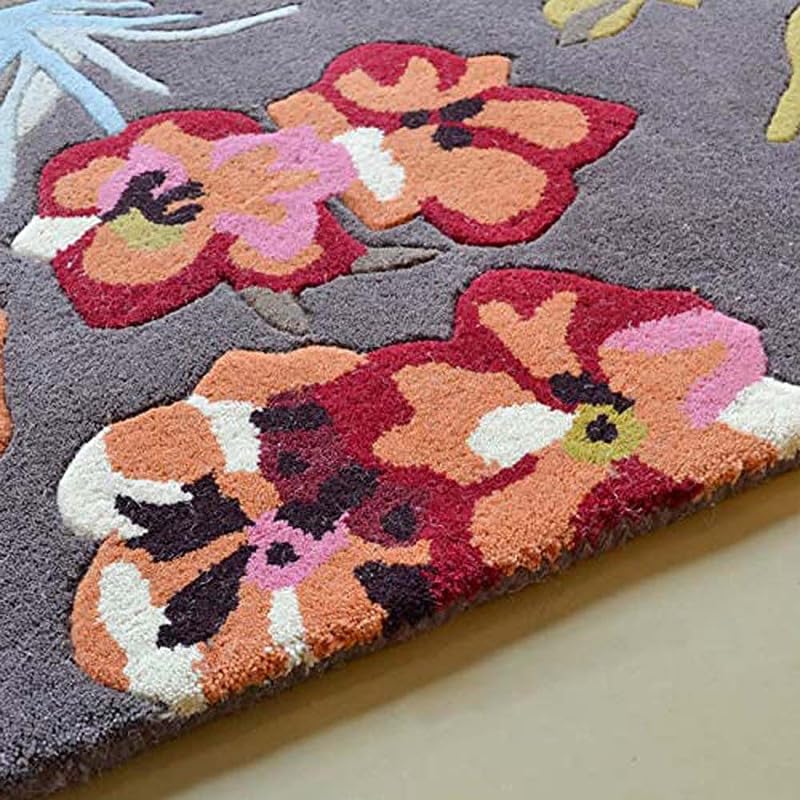 Sunset Horizon Rug Hand Tufted Beige Medallion – 8×10 ft