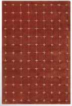 Soft Plush Terracotta Living Room Hand Tufted Carpet
