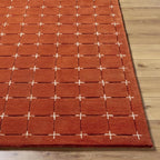 Soft Plush Terracotta Living Room Hand Tufted Carpet