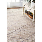 Rectangular Beige Ivory Microfiber Anti Skid Soft Fluffy Area Rug Shaggy Carpets