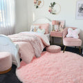 Soft Premium Polyester Fluffy Rug | Anti-Skid Small Area Shaggy Carpet
