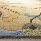 Modern Floral Wool Hand Tufted Carpets & Rugs