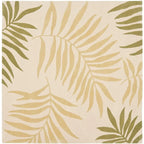 Leaf Pattern Wool Rug Hand Tufted Carpet