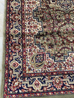 Luxurious, Durable & Elegant Handcrafted Green Hand Tufted Carpets