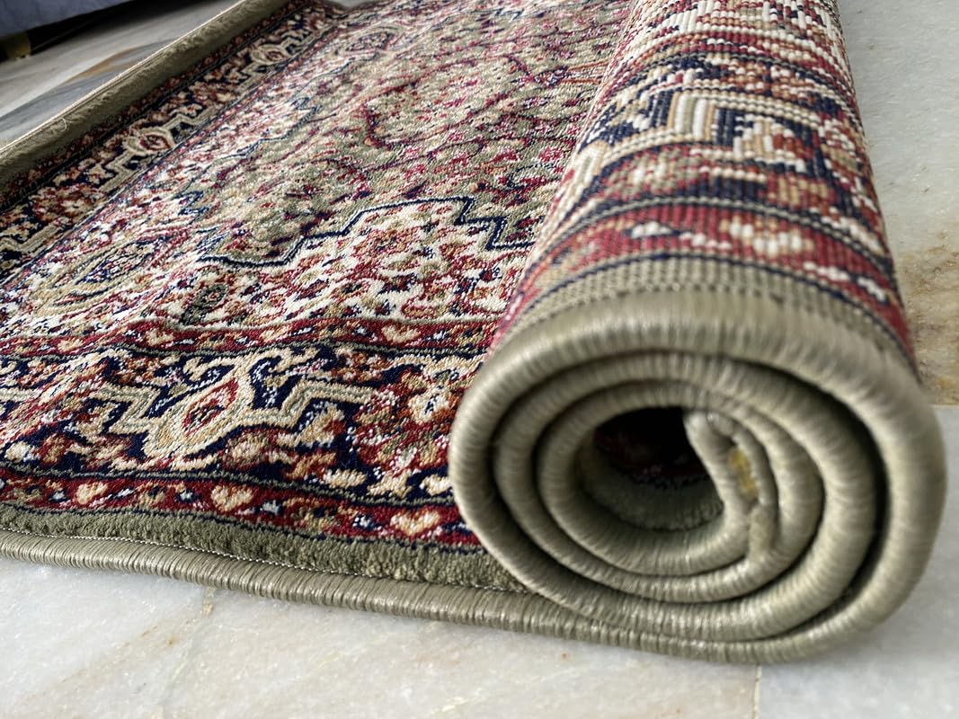 Luxurious, Durable & Elegant Handcrafted Green Hand Tufted Carpets
