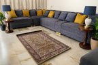 Luxurious, Durable & Elegant Handcrafted Green Hand Tufted Carpets