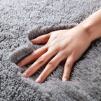 Rectangular Modern Rug Soft Hand woven Plain California Premium Shaggy Carpets