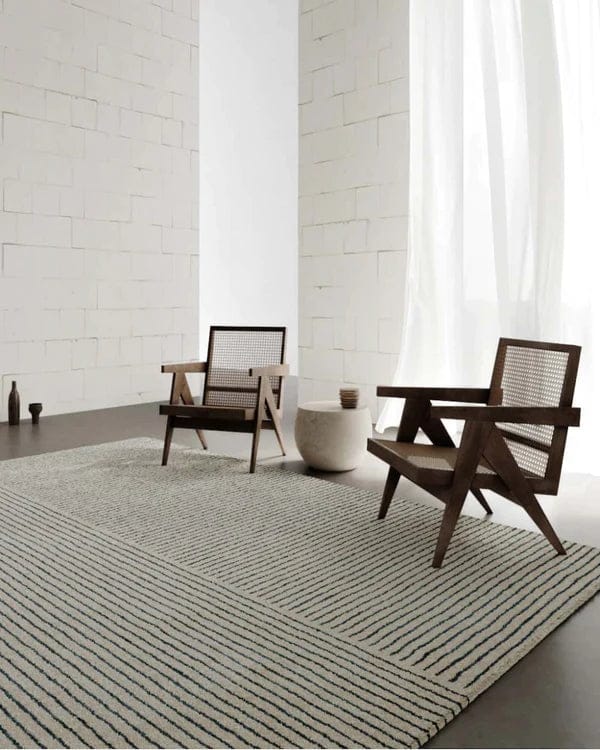 Majestic Loom Carpet Hand Tufted Geometric – 6×9 ft