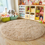 Soft Premium Polyester Fluffy Rug | Anti-Skid Small Area Shaggy Carpet