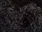 Luxury Abstract Mat High-Pile Polyester Microfiber Black white Shaggy Carpet