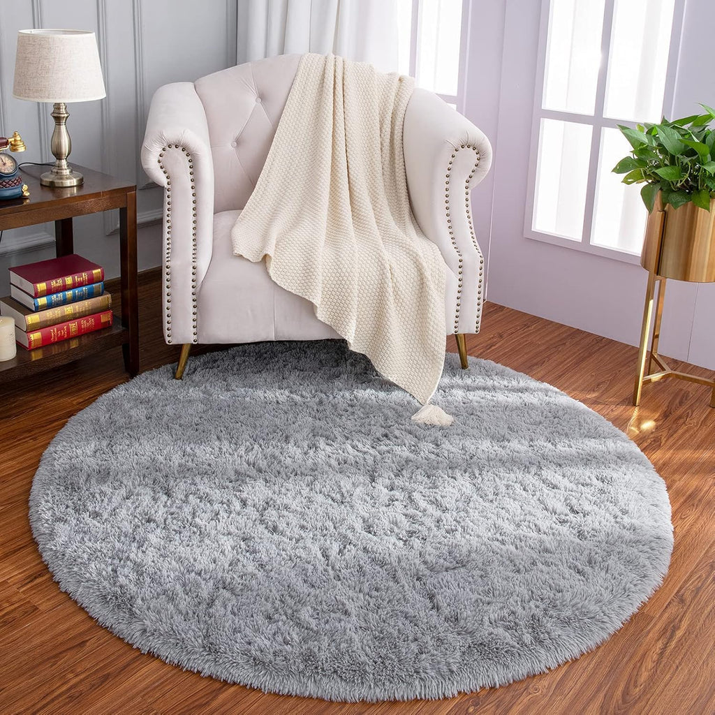 Soft Premium Polyester Fluffy Rug | Anti-Skid Small Area Shaggy Carpet