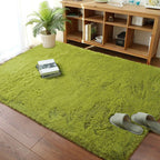 Rectangular Modern Rug Soft Hand woven Plain California Premium Shaggy Collection