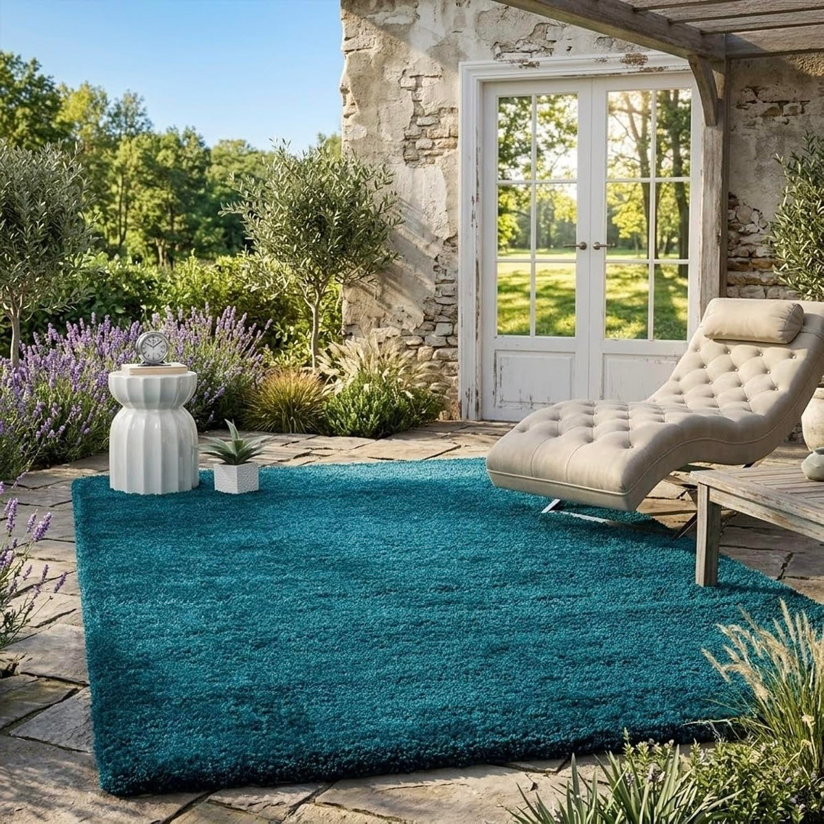 Modern Rug Soft Hand woven Plain California Premium Shaggy Carpets