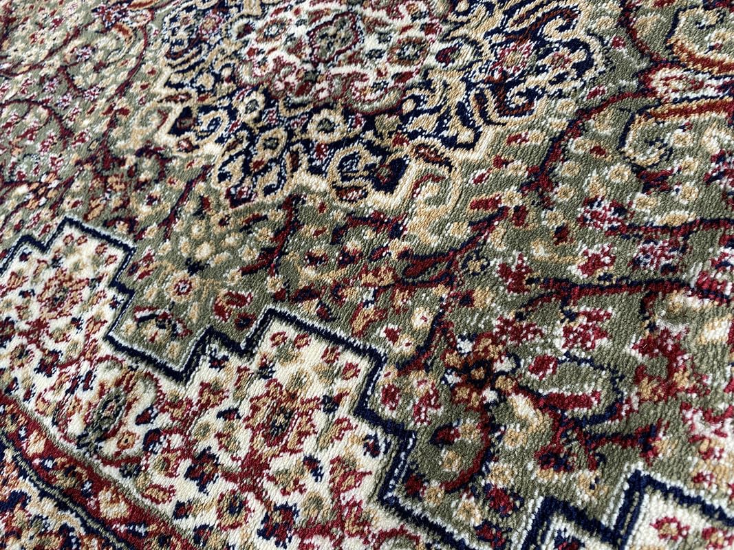 Luxurious, Durable & Elegant Handcrafted Green Hand Tufted Carpets