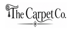 The Carpet Co. logo in black serif lettering with decorative flourishes and a small diamond motif, centered on a plain white background.