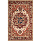 Vintage Serapi Inspired Wool Hand Tufted Carpet
