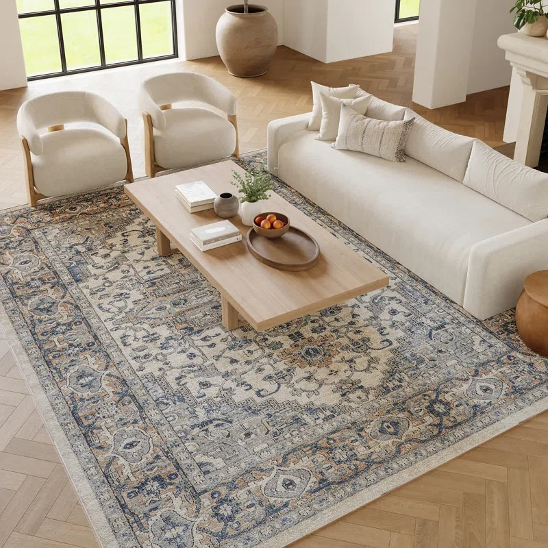 Classic Oriental Medallion Rug Hand Tufted Carpet