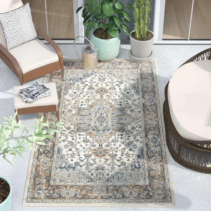 Classic Oriental Medallion Rug Hand Tufted Carpet