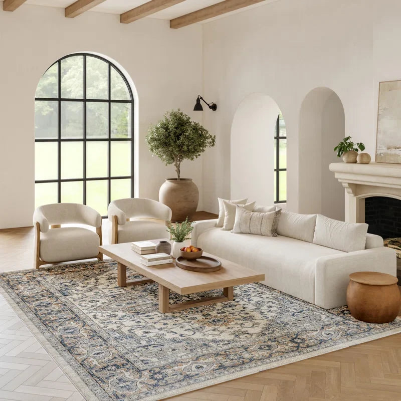 Classic Oriental Medallion Rug Hand Tufted Carpet
