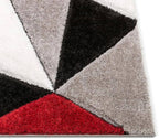 Apex Geometric Shaggy Rugs Carpets