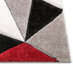 Apex Geometric Shaggy Rugs Carpets