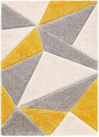 Modern Geometric Luxe Shaggy Carpet & Rugs