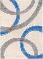 Soft Ocean Arc Plush Shaggy Carpets & Rugs