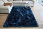 Azure Cloud Deep Blue Plush Shaggy Carpets & Rugs