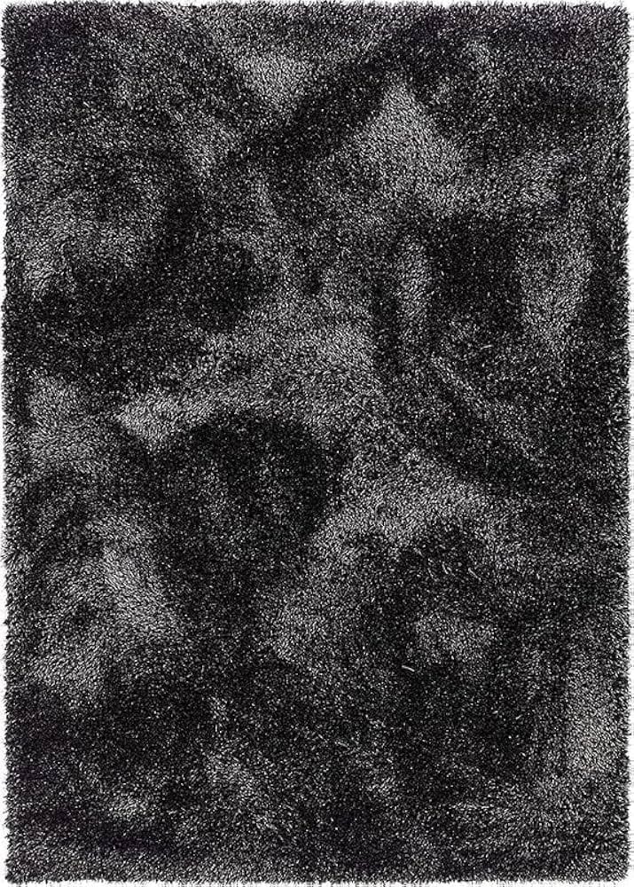Obsidian Plush Shadow Fluffy Area Shaggy Carpets & Rugs