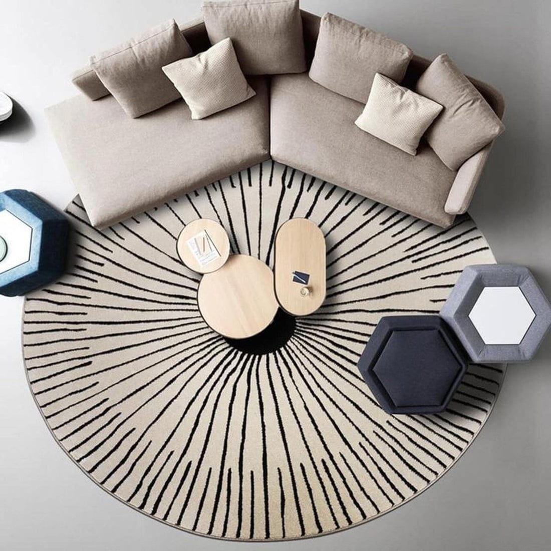 Savanna Stripes Hand Tufted Carpet