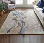 Aura Ivory Hand Tufted Carpet & Rugs