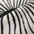 Savanna Stripes Hand Tufted Wool Carpet – Black & Ivory-9x12