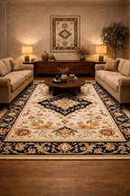 Traditional Persian Style Medallion Hand Tufted Carpets & Rugs