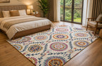 Floral Vine Patterns Multicolor Hand Tufted Carpets & Rugs