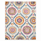 Floral Vine Patterns Multicolor Hand Tufted Carpets & Rugs