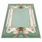 Traditional Classical Seafoam Green Hand Tufted Carpets & Rugs