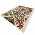 Botanical Leaf & Large floral Pattern Hand Tufted Carpets & Rugs