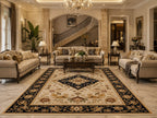 Traditional Persian Style Medallion Hand Tufted Carpets & Rugs