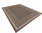 Brown & Beige Hand Tufted Carpets & Rugs