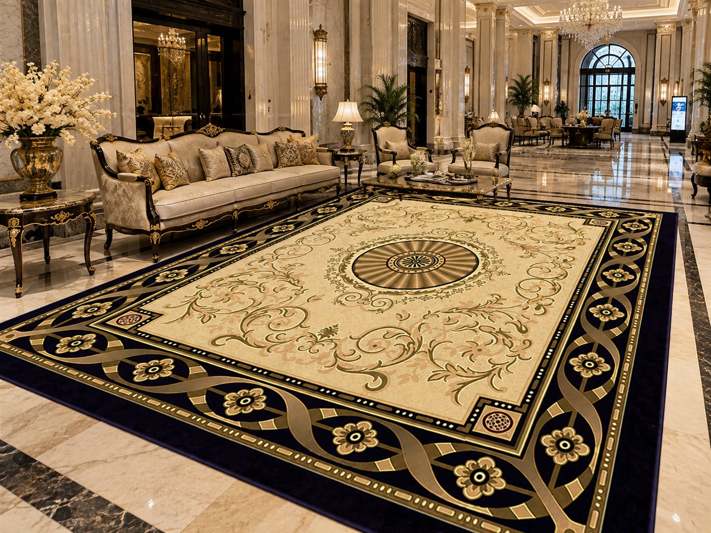 Medallion Persian Hand Tufted Carpets & Rugs