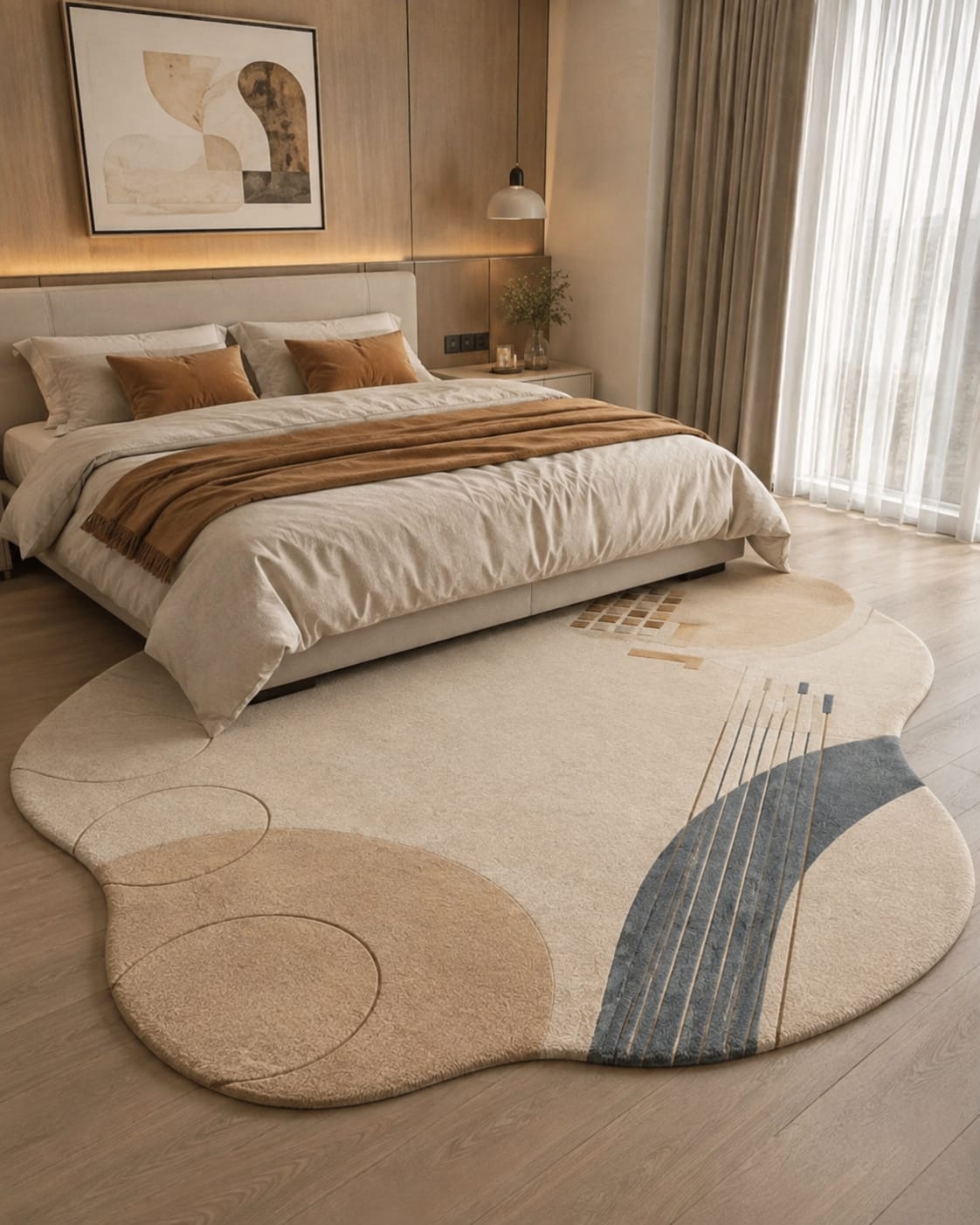 Modern Abstract Minimalist Hand Tufted Carpets & Rugs